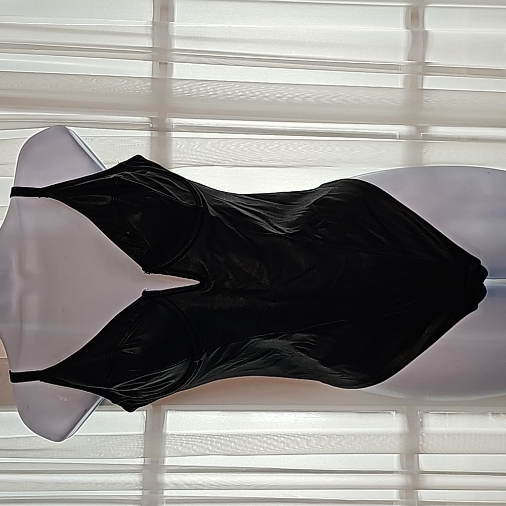 Sleek Black Shapewear Bodysuit
